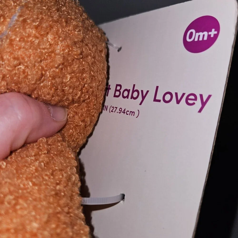 NEW Parent's Choice Gingerbread Man Plush Lovey Baby Toy Crinkle Christmas
